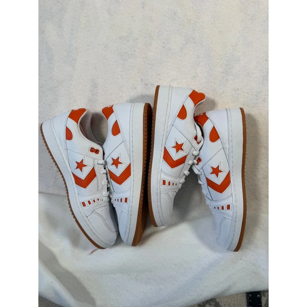 Converse AS-1 Pro Ox White Orange Alexis Sablone Skate Shoes Low Top‎ Men 11